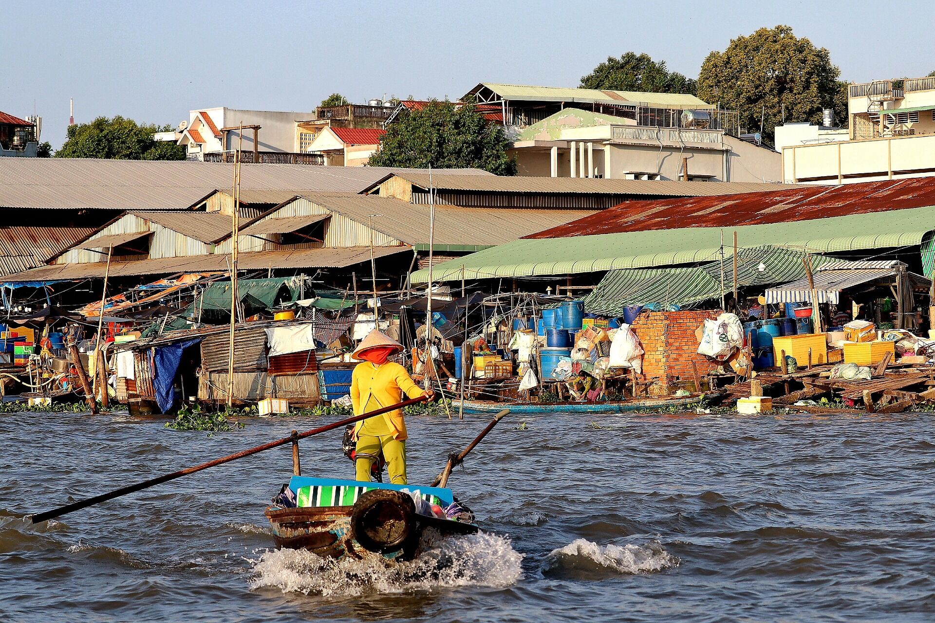 Can Tho on Land and on Mekong